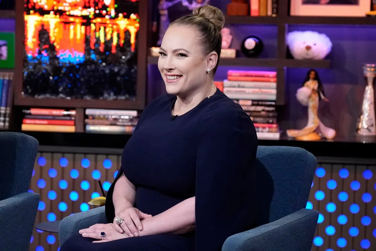 Meghan McCain on the set of 'Watch What Happens Live with Andy Cohen'