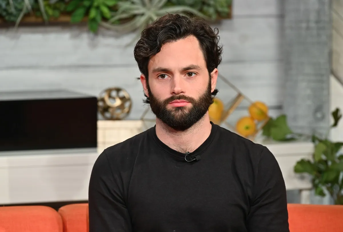 Penn Badgley sitting down on the 'Today' show to discuss 'You'.