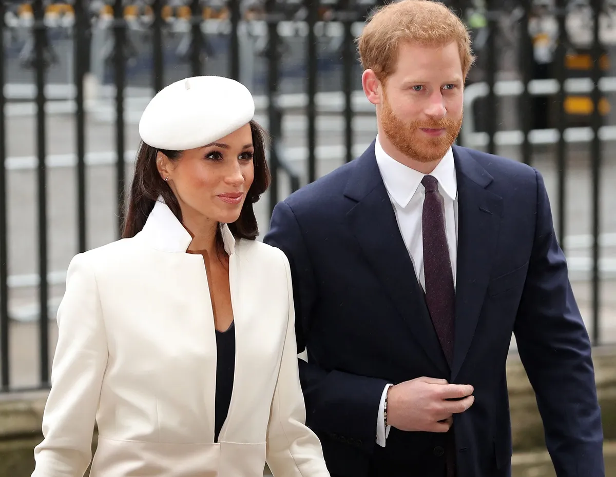 Prince Harry and Meghan Markle attend a Commonwealth Day Service at Westminster Abbey