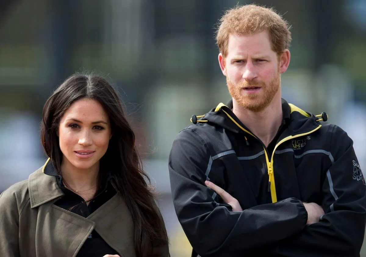 Prince Harry and Meghan Markle attend the U.K. Team Trials for the Invictus Games Sydney