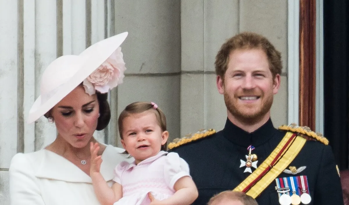 Kate Middleton, Princess Charlotte, and Prince Harry