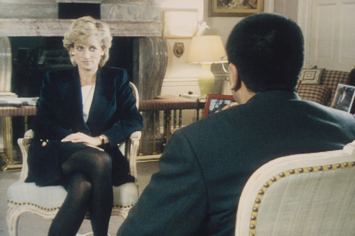 Princess Diana, who expected the royal family to tell her to divorce, in her 'Panorama' interview with Martin Bashir