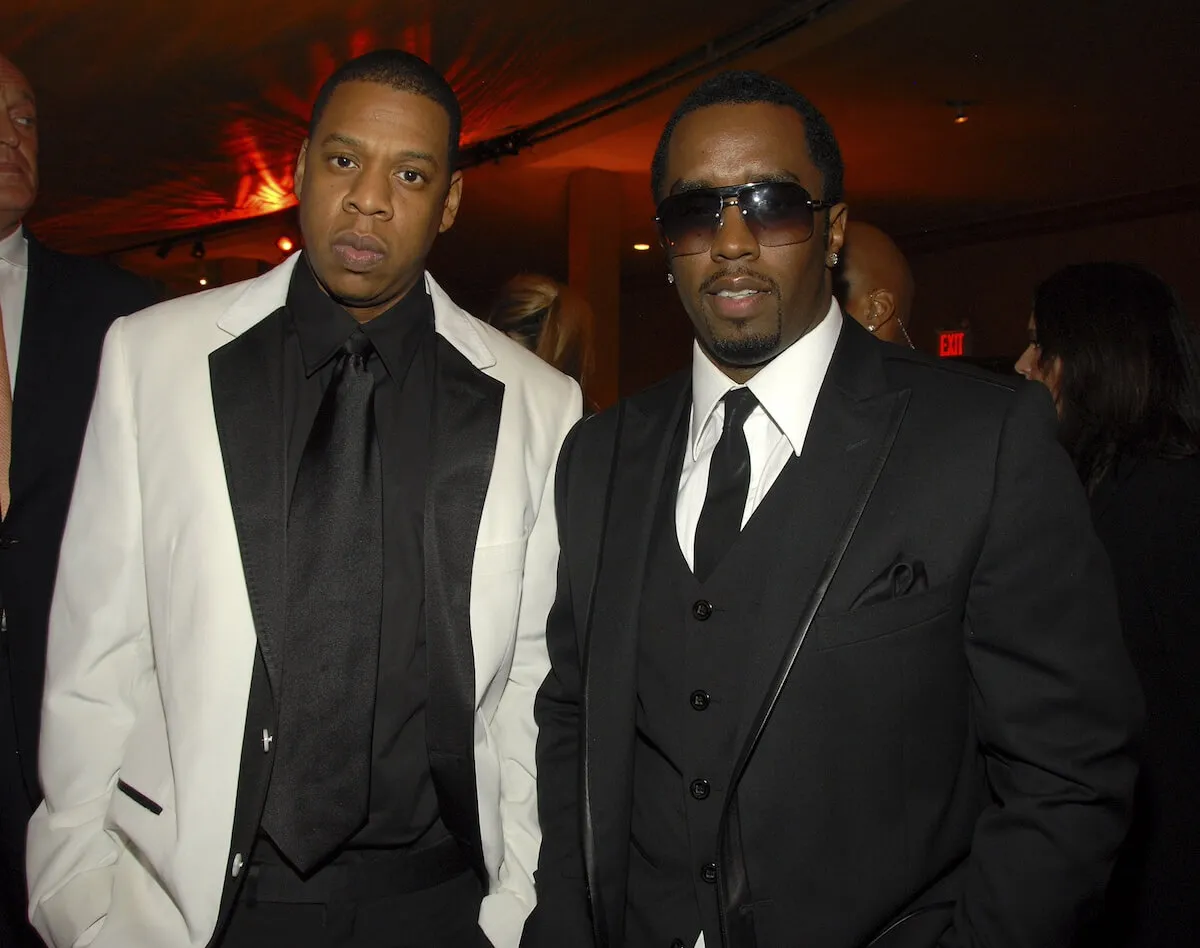 Jay Z (left) and Sean 'Diddy' Combs