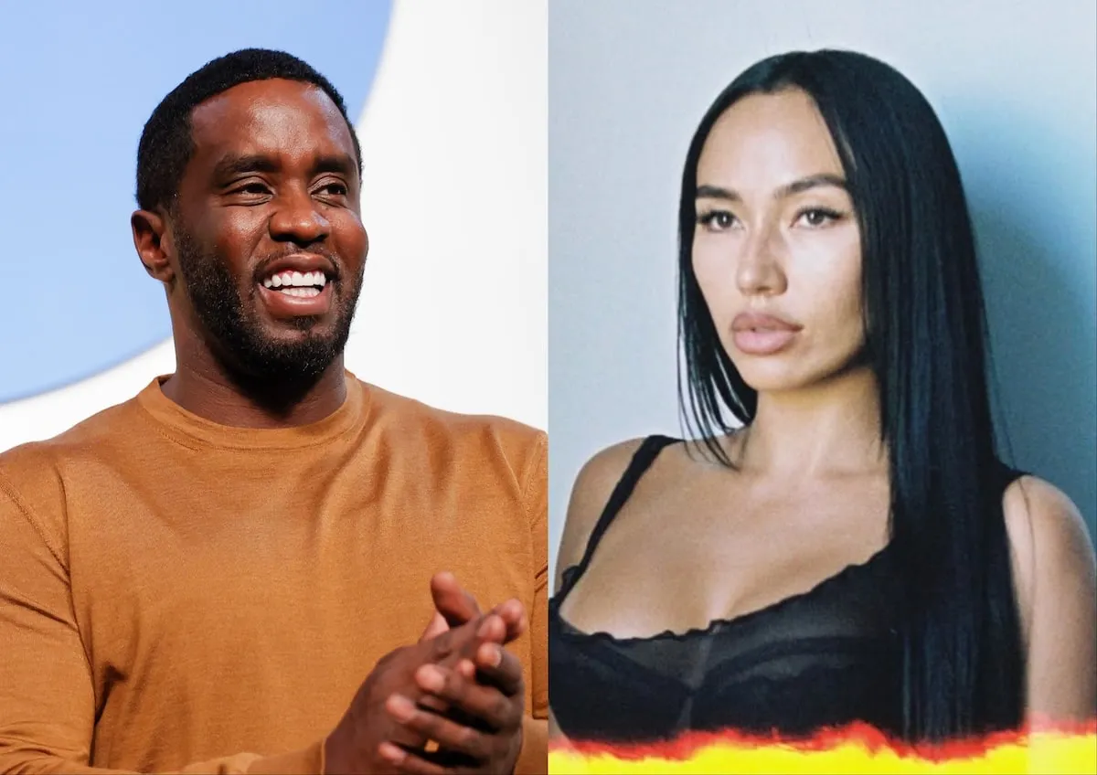 Side by side photos of Sean 'Diddy' Combs and Kat Pasion, both taken in 2023