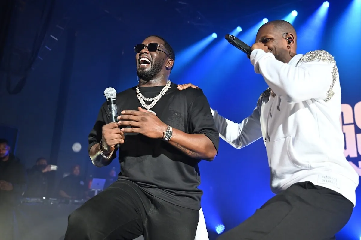 Rappers Giggs and Diddy perform at O2 Shepherd's Bush Empire in 2023