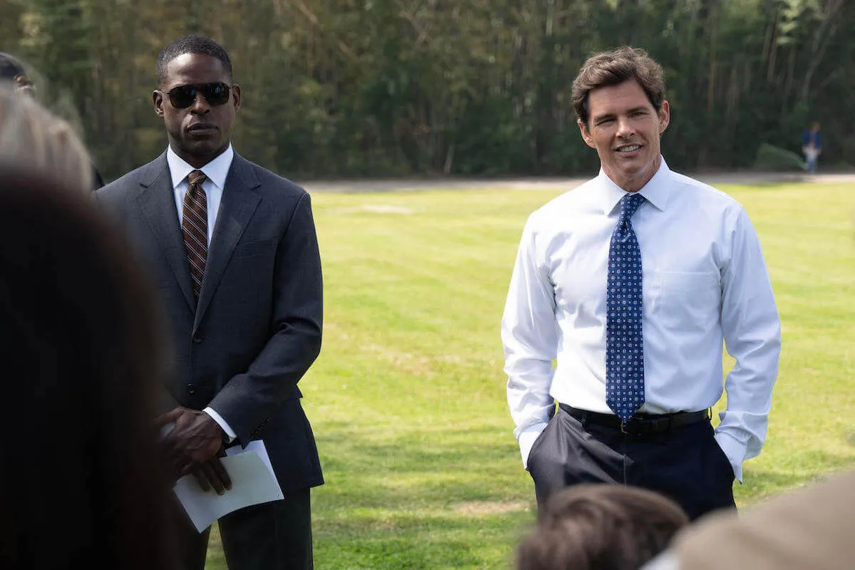 Sterling K. Brown and James Marsden in 'Paradise' on Hulu