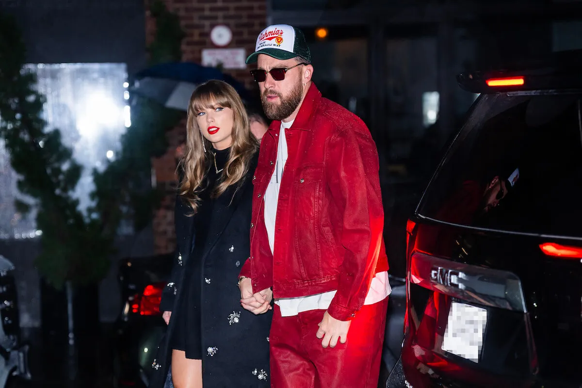 Taylor Swift and Travis Kelce, who is prepared to move to Nashville, in 2024