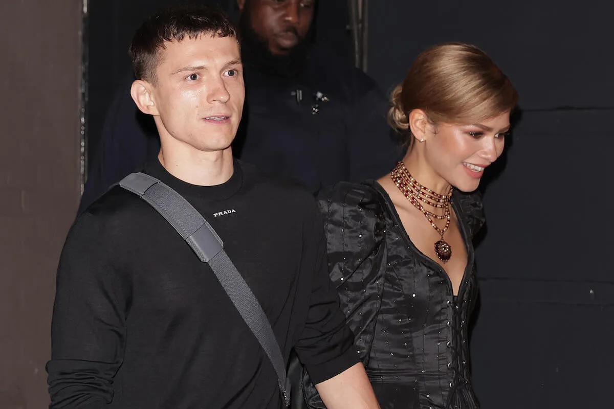 Tom Holland and Zendaya, who sparked engagement rumors at the Golden Globes