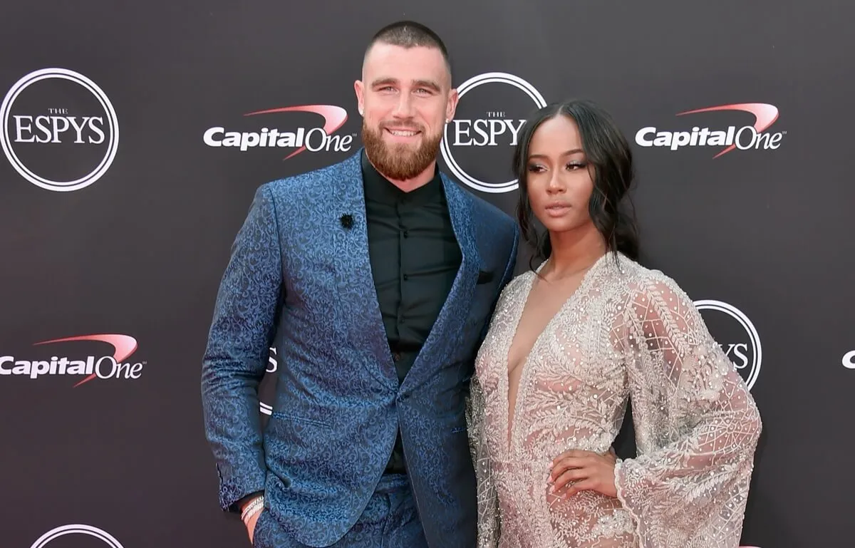 Travis Kelce and Kayla Nicole attend The 2018 ESPYS in Los Angeles