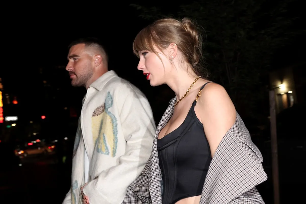 Travis Kelce and Taylor Swift headed to CATCH Steak in New York City