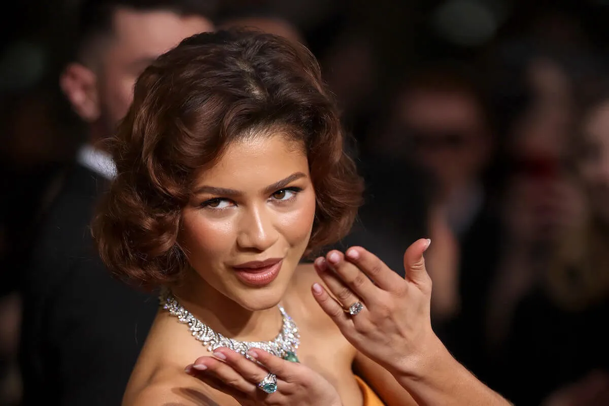 Zendaya, who is on the 'same page' with Tom Holland about having children, wearing her engagement ring