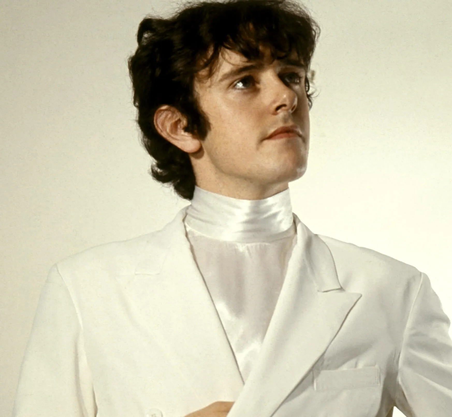 "Season of the Witch" singer Donovan wearing white