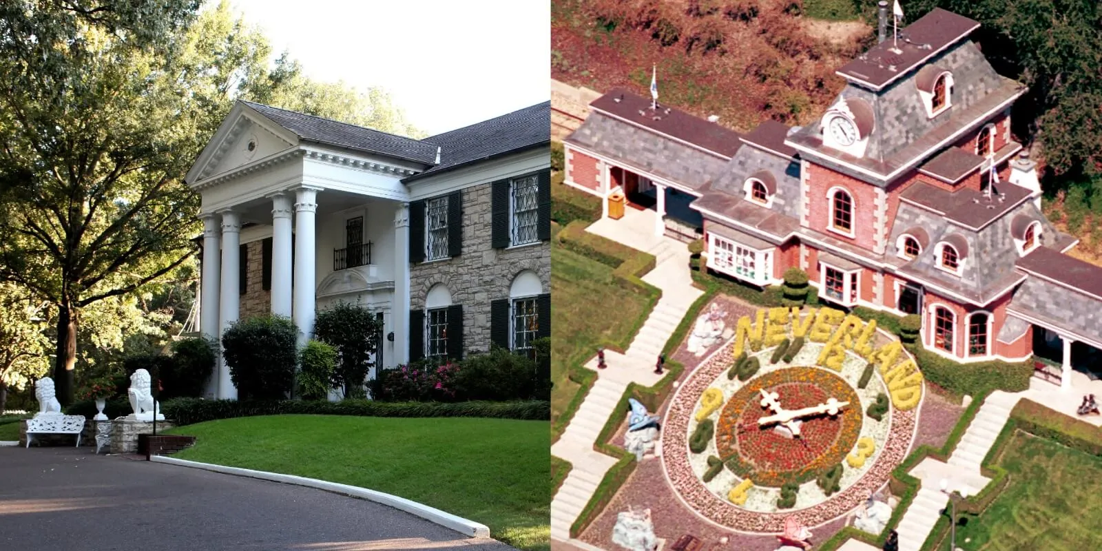 Elvis Presley's Graceland vs. Michael Jackson's Neverland: What's the Same? What's Different? Who Lived in Both Homes?