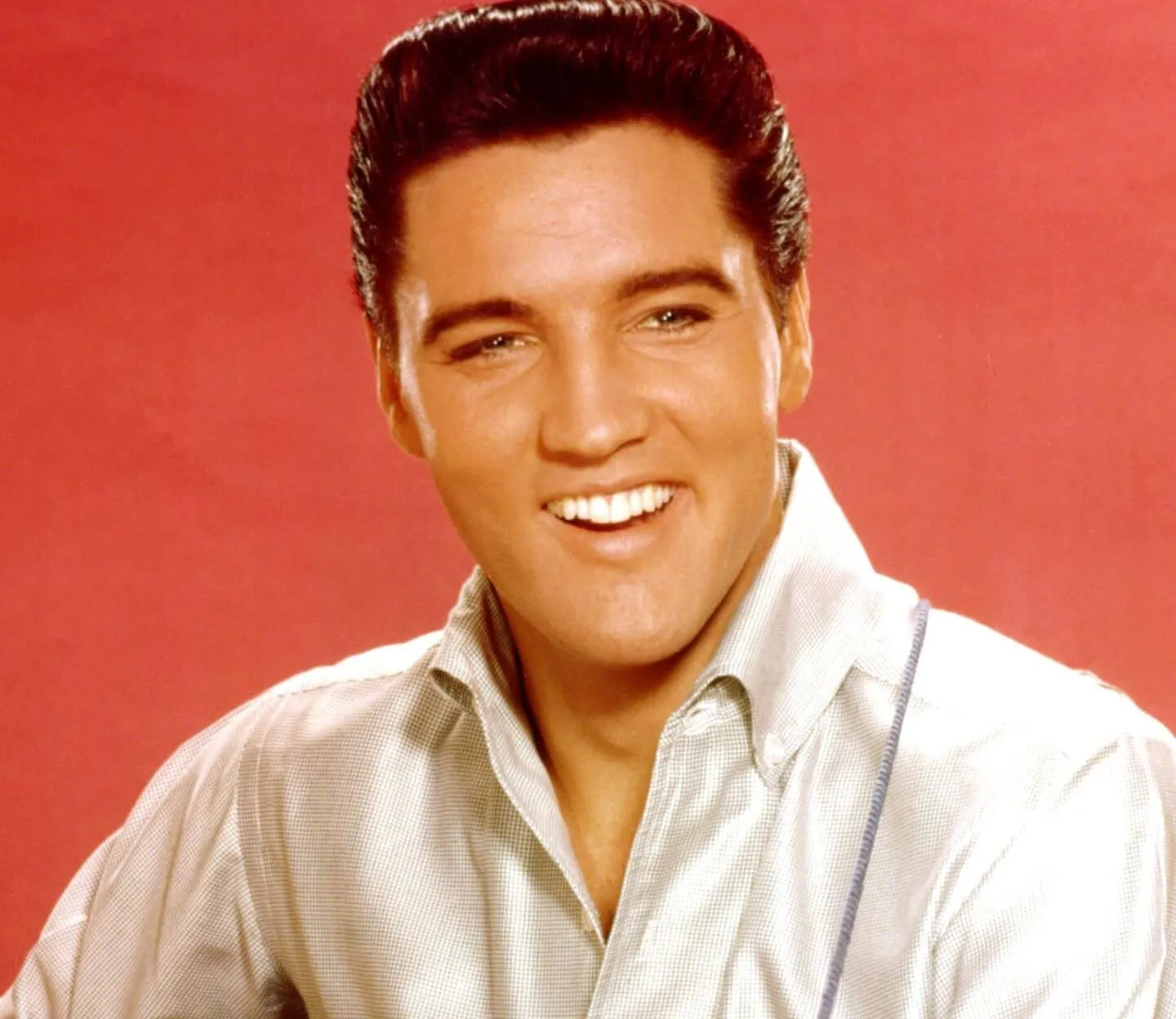 Elvis Presley smiling