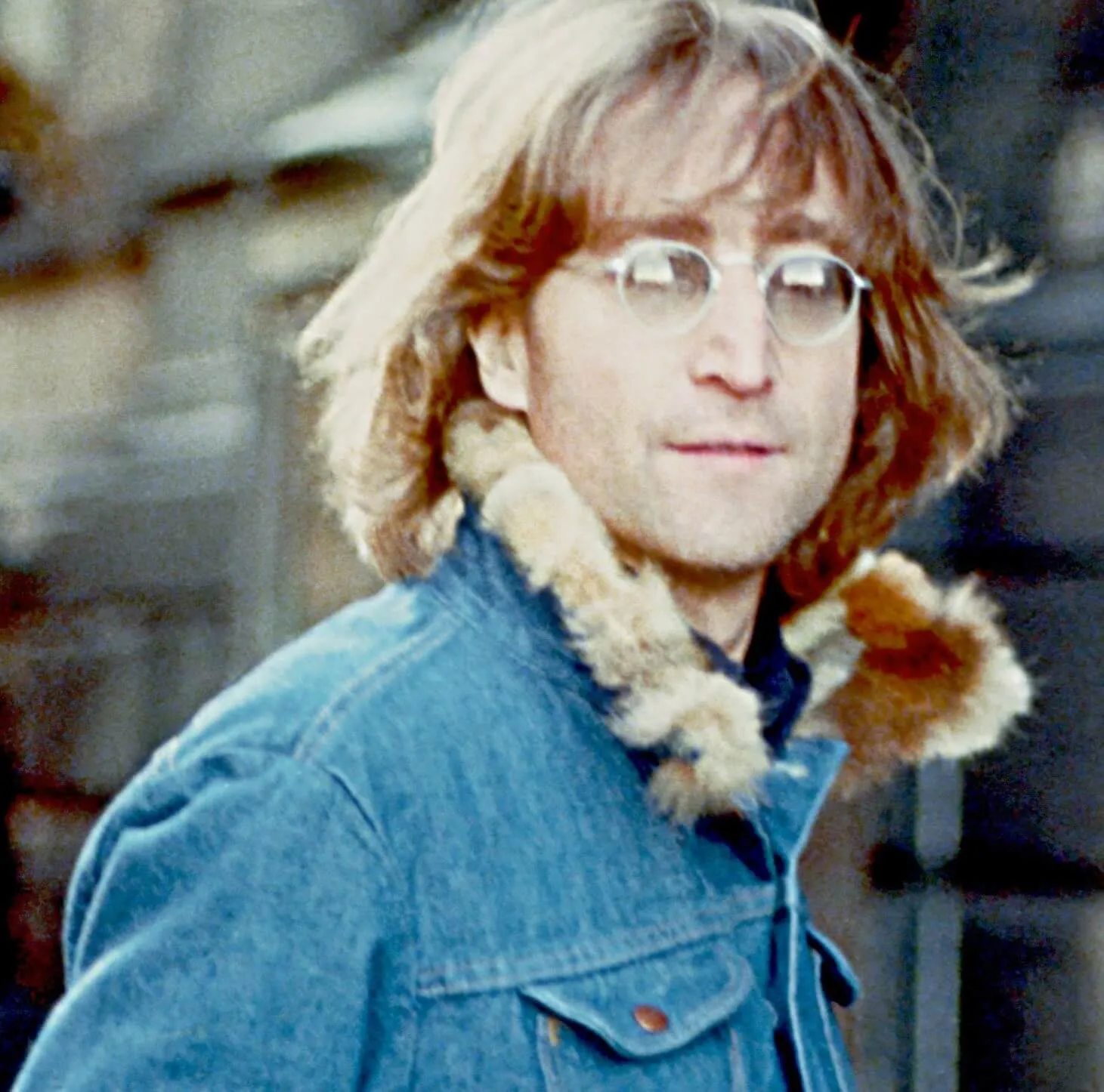 John Lennon wearing blue