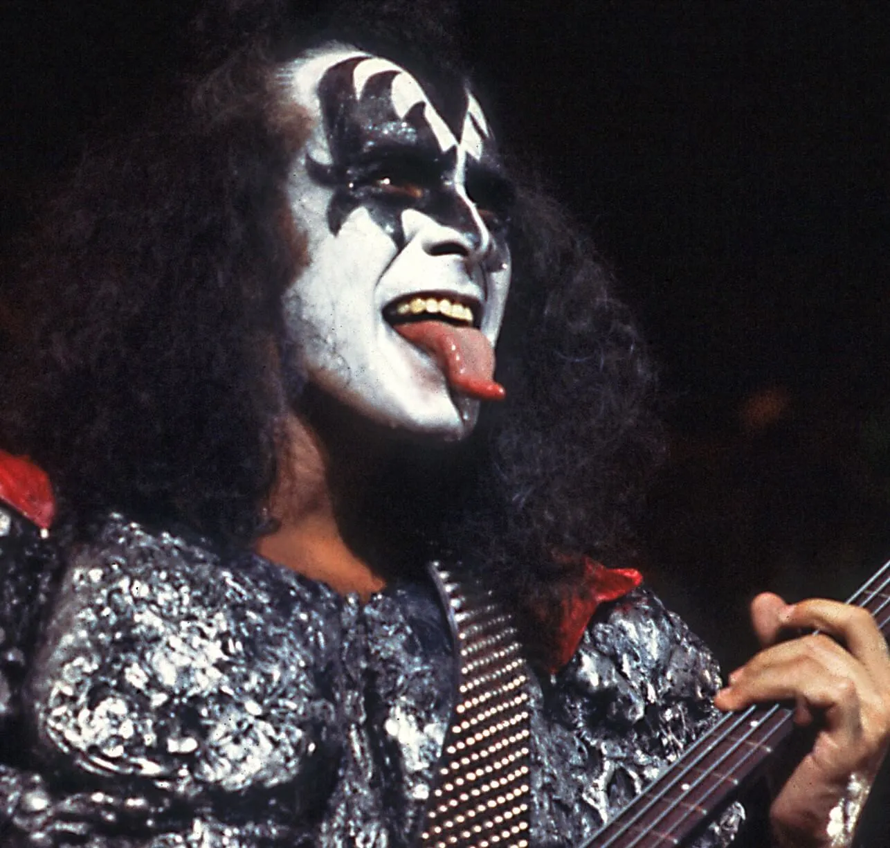 Kiss' Gene Simmons wearing makeup