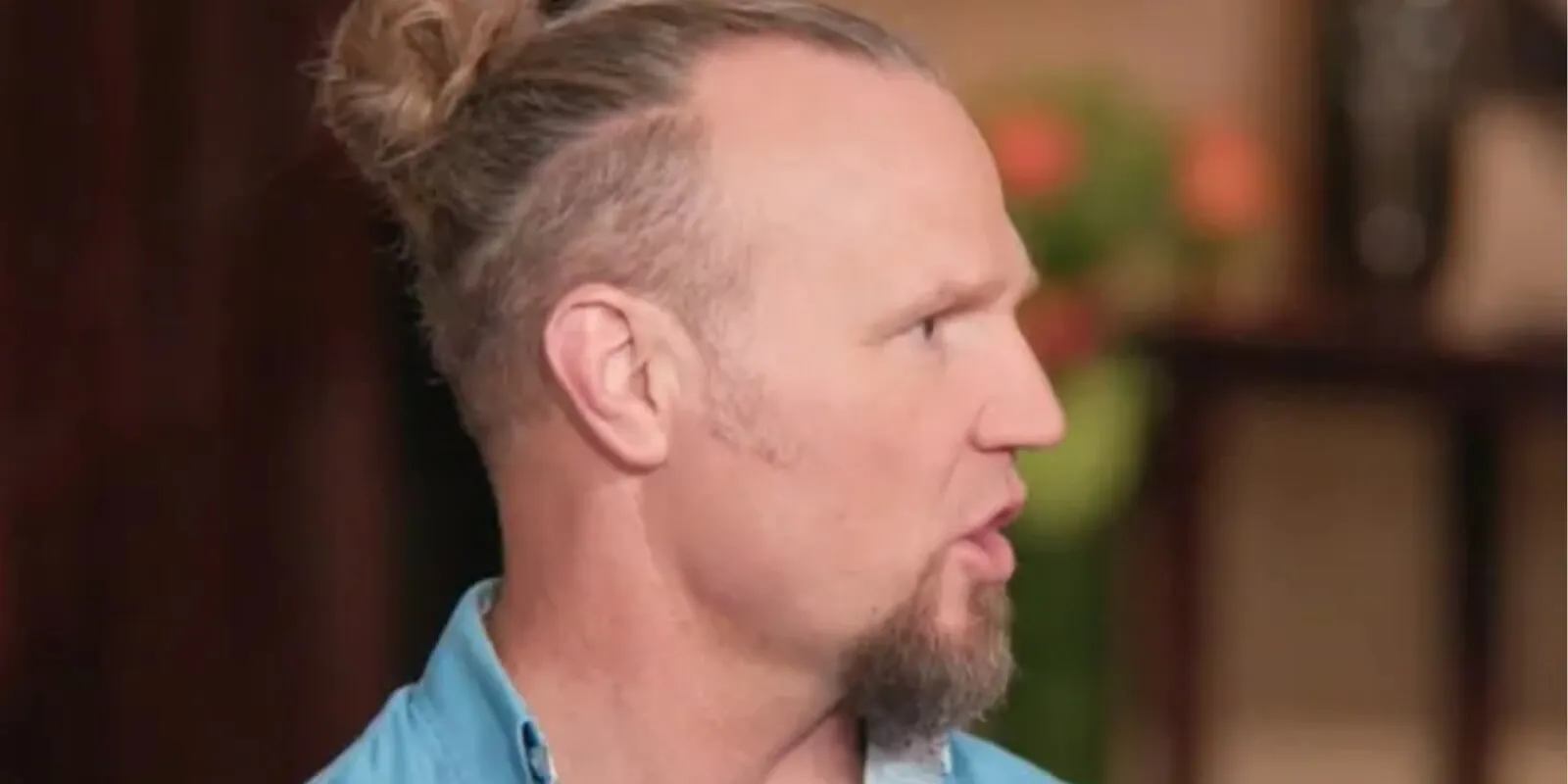 Kody Brown sports a man-bun during the filming of 'Sister Wives'