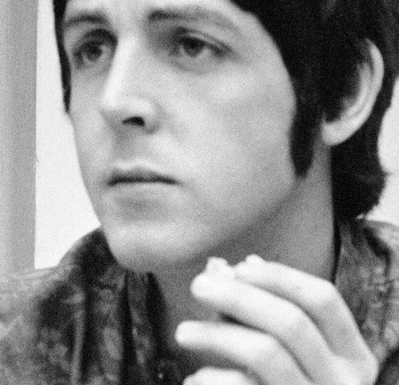 "Uncle Albert/Admiral Halsey" singer Paul McCartney looking sad