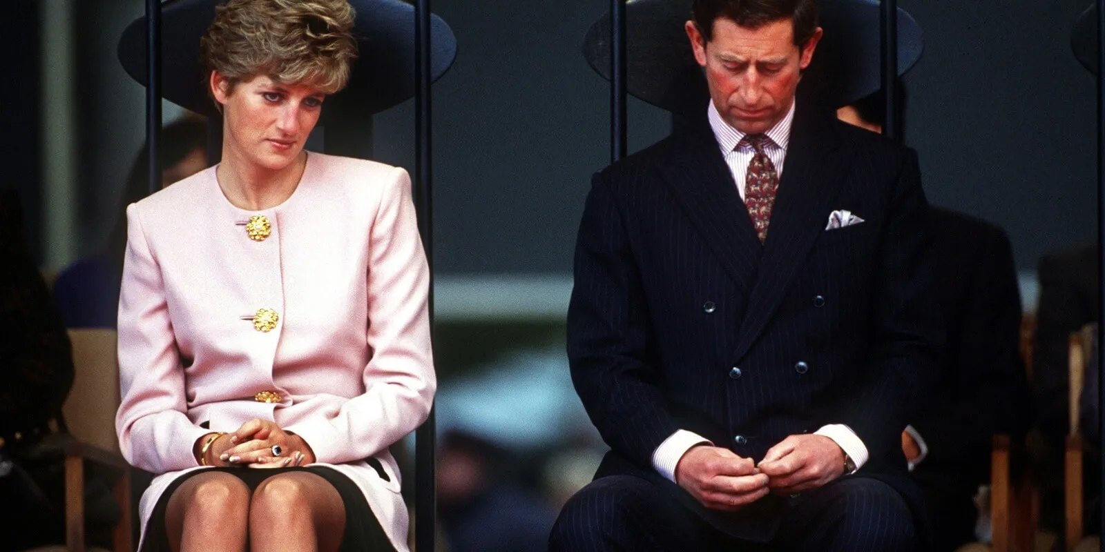 Princess Diana and Prince Charles photographed in 1991