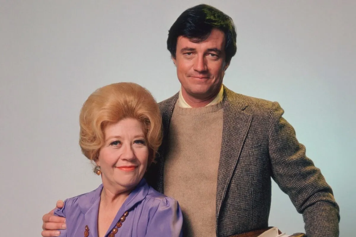 Charlotte Rae and John Lawlor, who died on Feb. 13, 2025, in a photo from 'The Facts of Life'