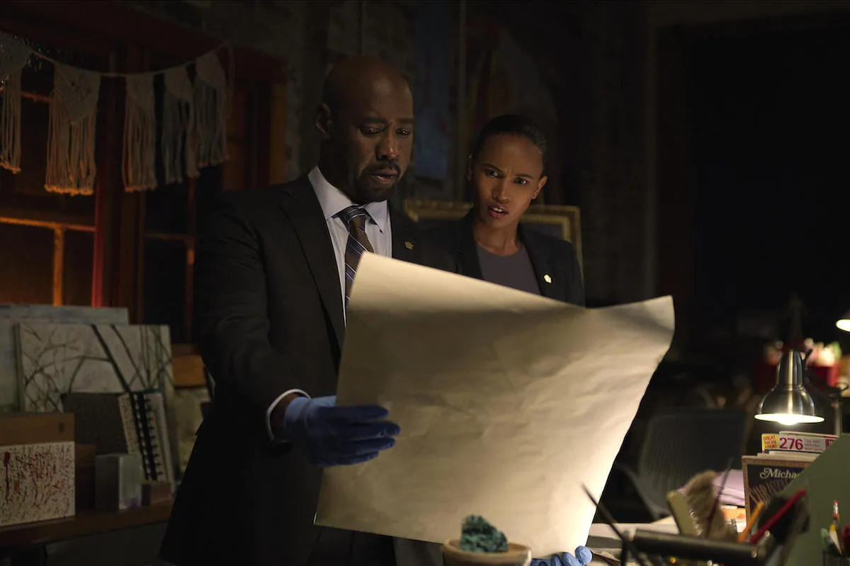 D.B. Woodside and Fola Evans-Akingbola in 'The Night Agent' Season 1