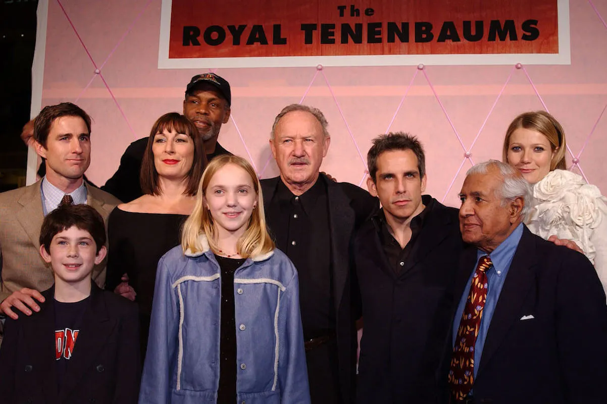 Gene Hackman, Ben Stiller, Gwyneth Paltrow, and other stars of 'The Royal Tenenbaums'