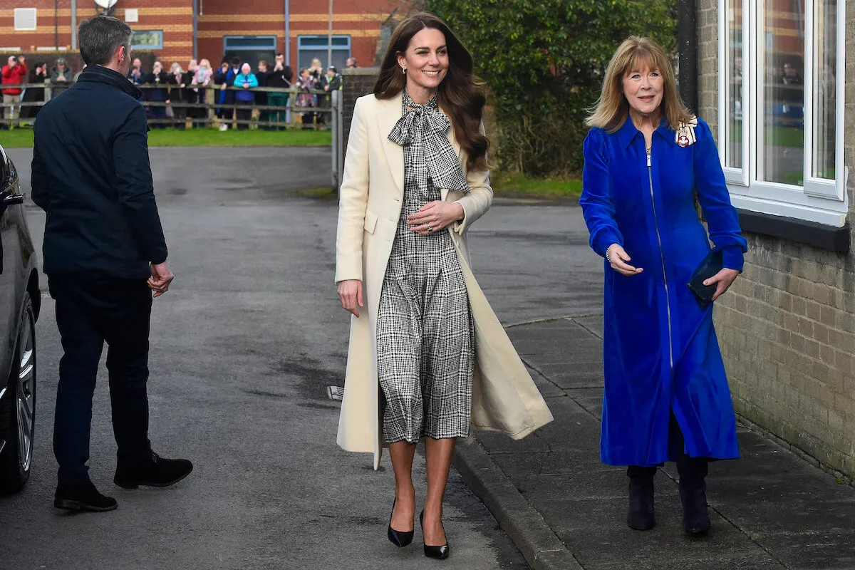 Kate Middleton, whose clothes Kensington Palace issued a clarification on in a rare statement, in 2025