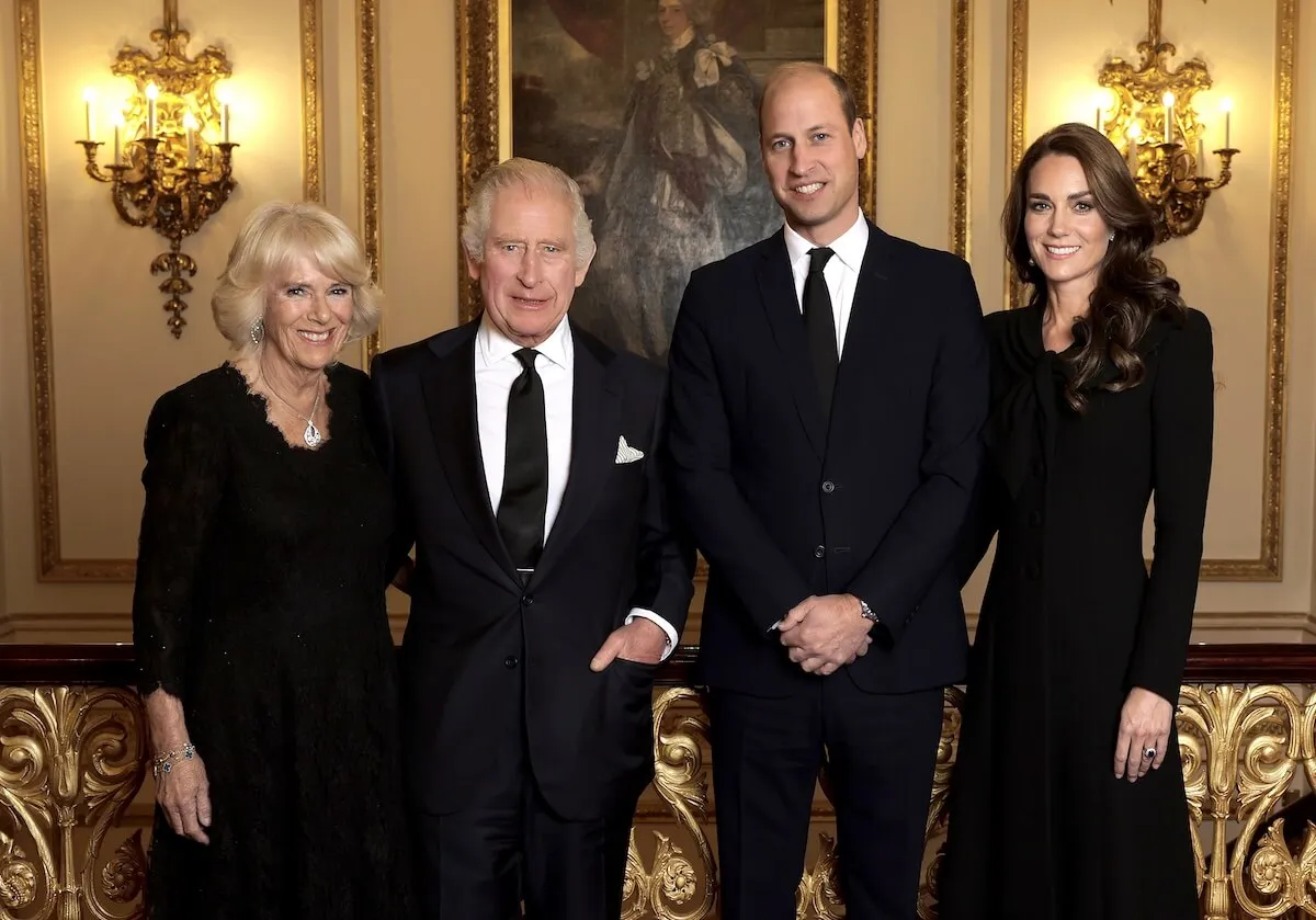 Camilla Parker Bowles, King Charles, Prince William, and Kate Middleton