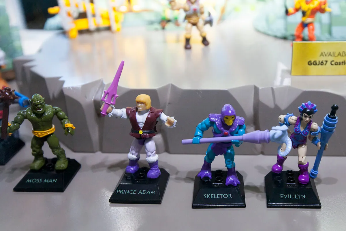 'Masters of the Universe' toys at a ComicCon event.