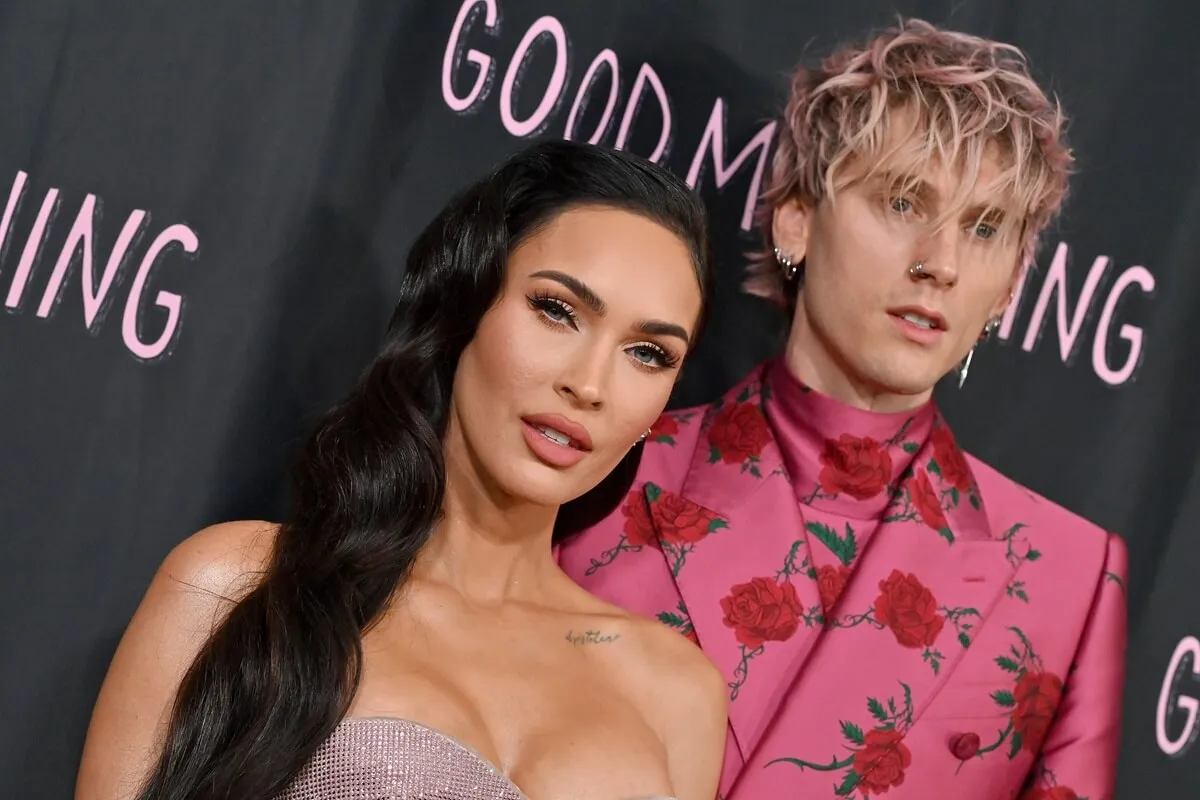 Megan Fox and Machine Gun Kelly attend the World Premiere of "Good Mourning".