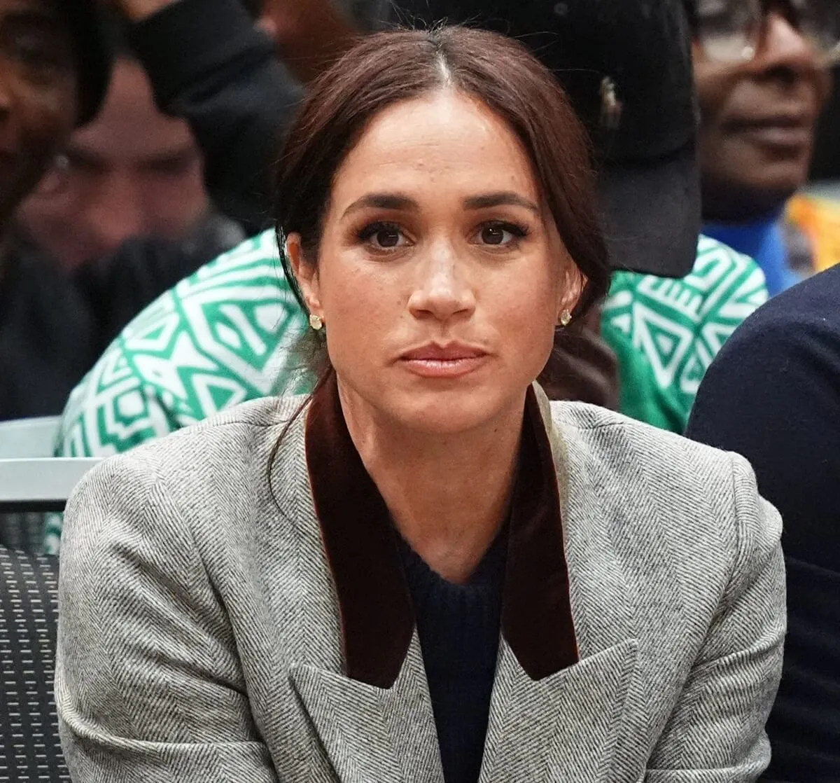 Meghan Markle during the USA v Nigeria wheelchair basketball in Vancouver, Canada