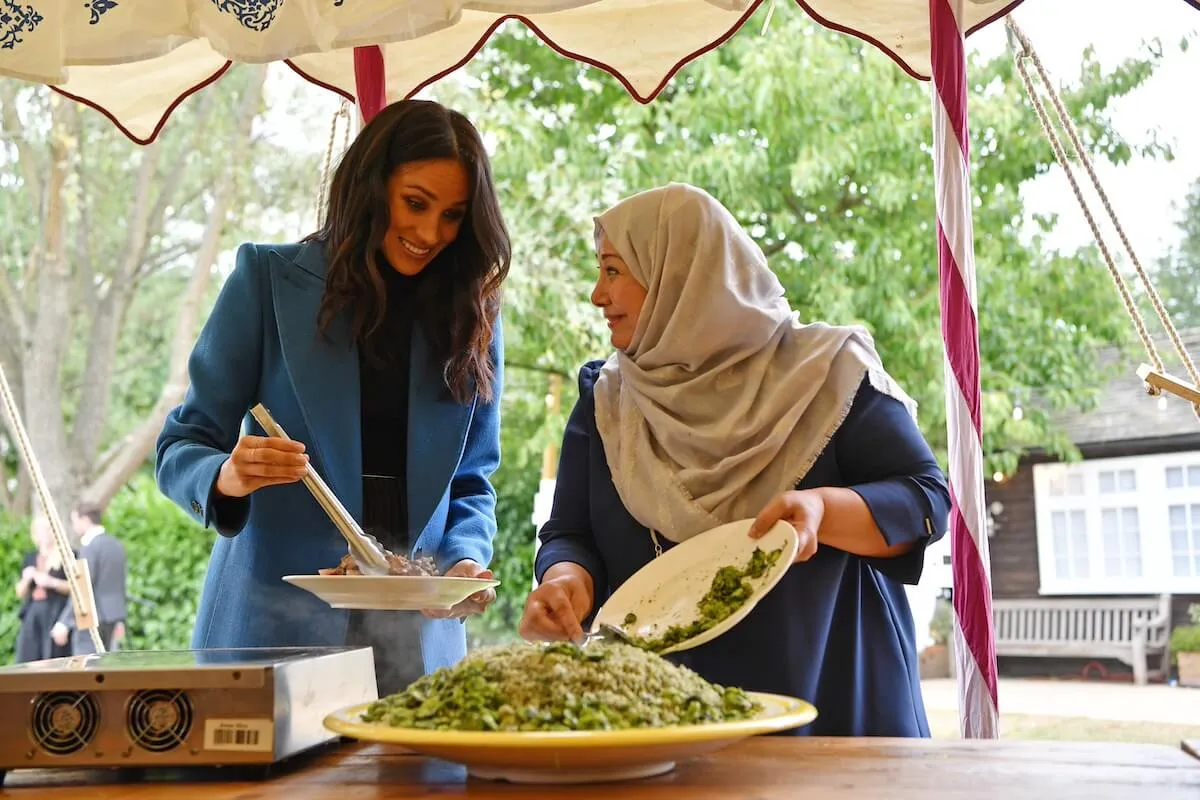 Meghan Markle shares lunch with a woman in England in 2018