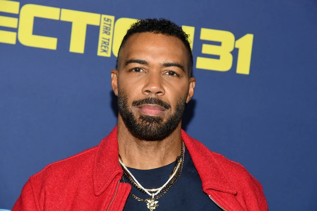 Omari Hardwick posing at the "Star Trek: Section 31" World Premiere.