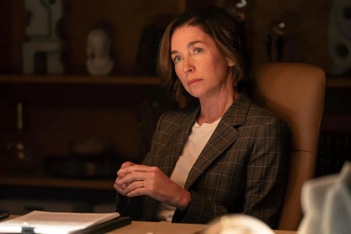 'Paradise' star Julianne Nicholson, whom the show's creator Dan Fogelman lied to Disney to allow her time to join the cast, in 'Paradise' Season 1