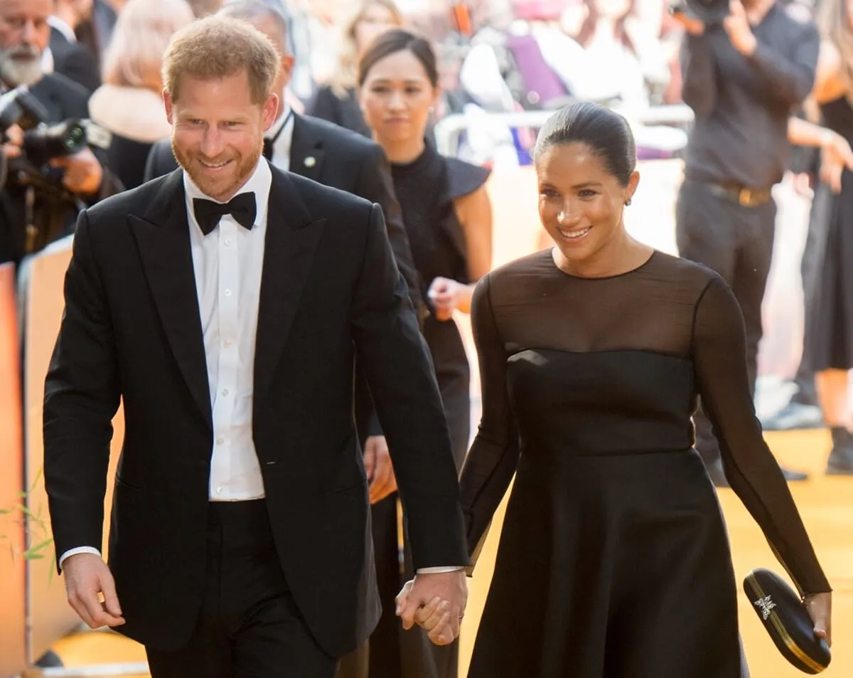 Prince Harry and Meghan Markle attend 'The Lion King' European Premiere in London