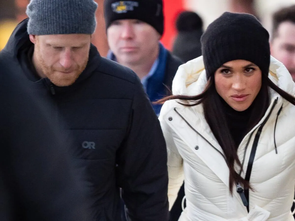 Prince Harry and Meghan Markle seen at the Hillcrest Recreation Center during the 2025 Invictus Games in Vancouver, Canada