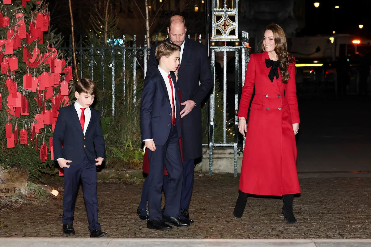 Prince William, who stopped Kate Middleton from wearing an 'inappropriate' outfit with a joke, join their children at a2024 Christmas celebration