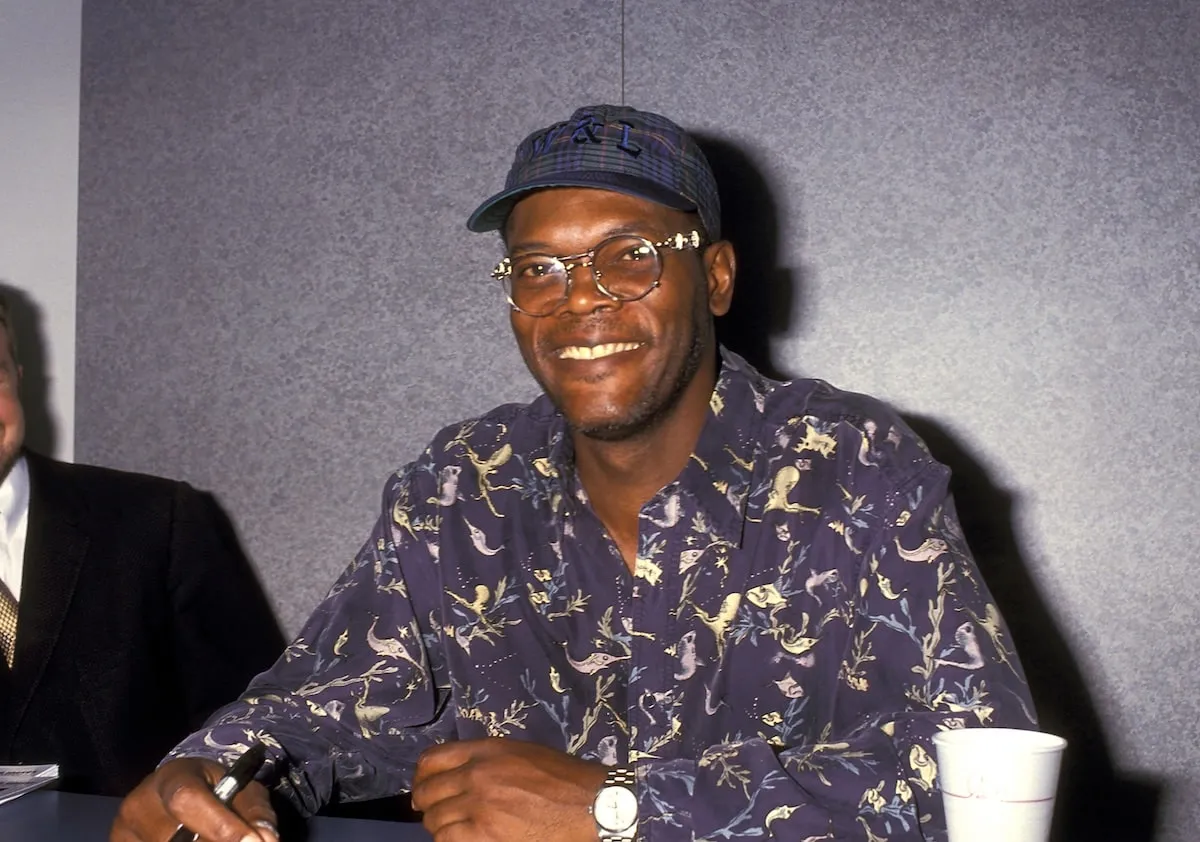 Budding actor Samuel L. Jackson attends a conference in Las Vegas in 1993