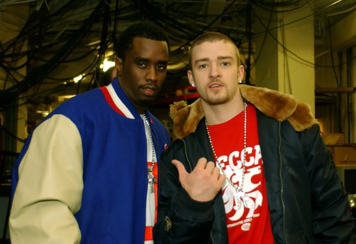 Sean 'Diddy' Combs and Justin Timberlake in 2003