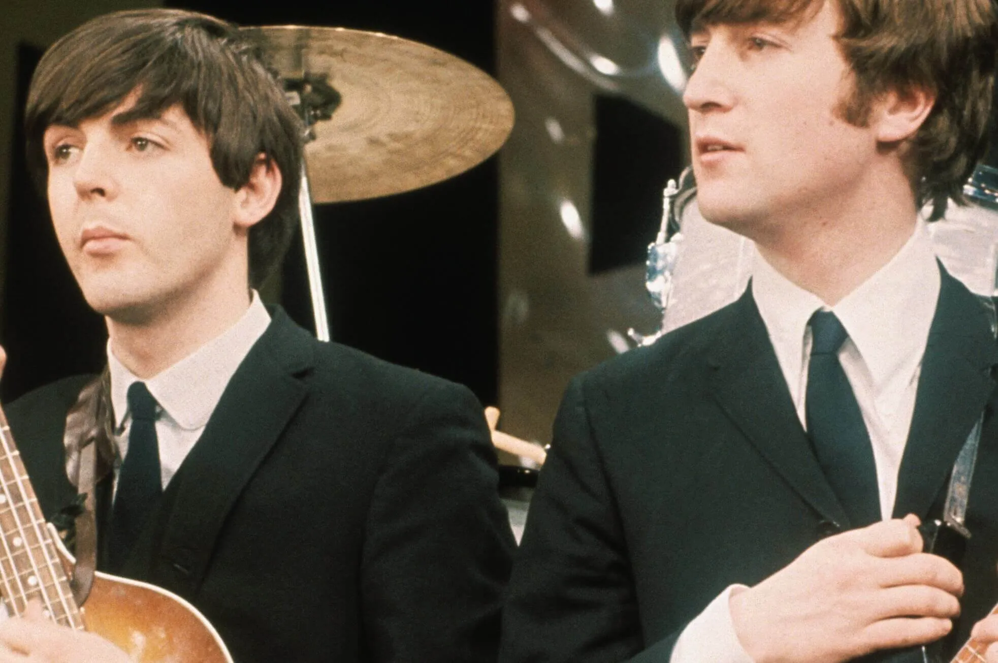 The Beatles' Paul McCartney and John Lennon