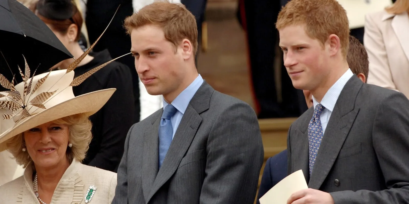 Camilla Parker Bowles, Prince William and Prince Harry