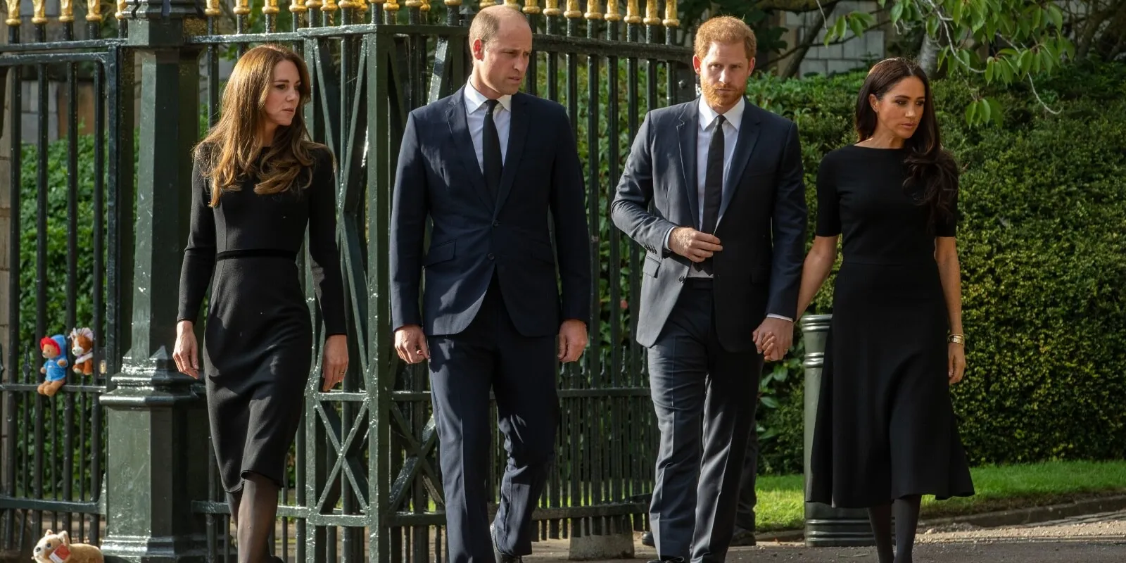 Kate Middleton, Prince William, Prince Harry and Meghan Markle