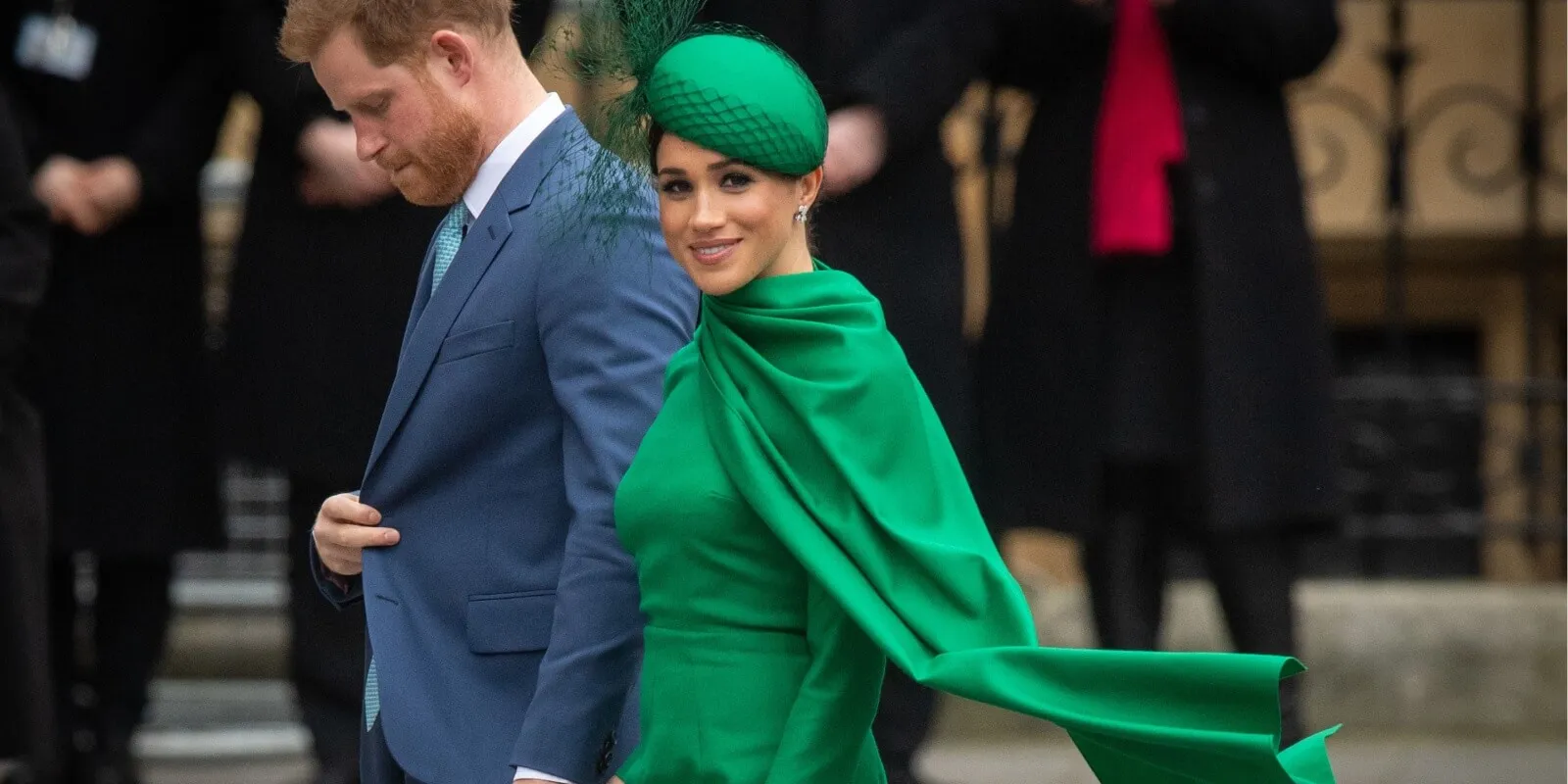 Prince Harry and Meghan Markle at their final official engagement before they quit royal life in 2020