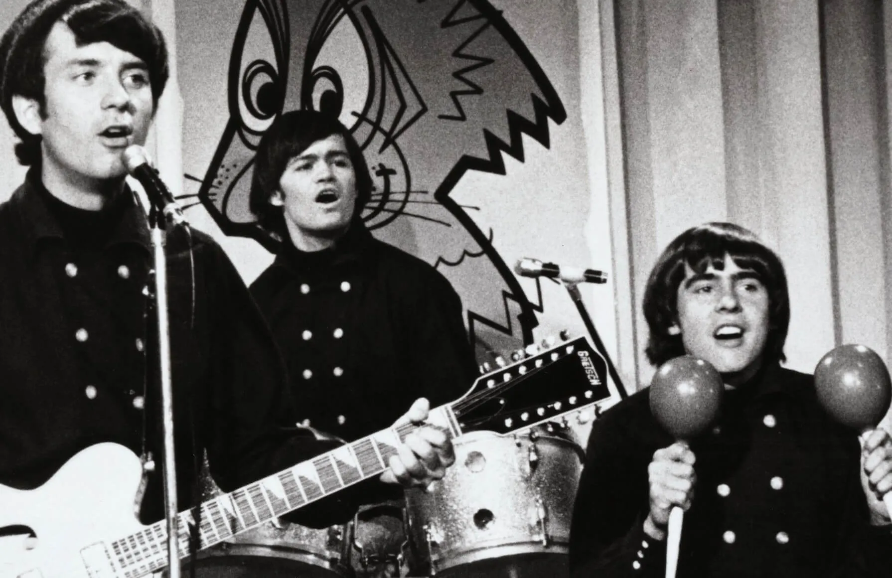 The Monkees in black-and-white