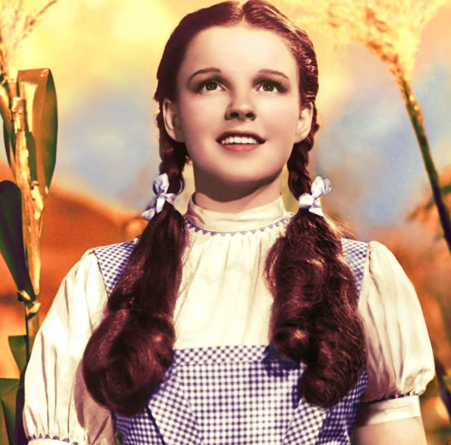 Dorothy Gale from 'The Wizard of Oz' smiling